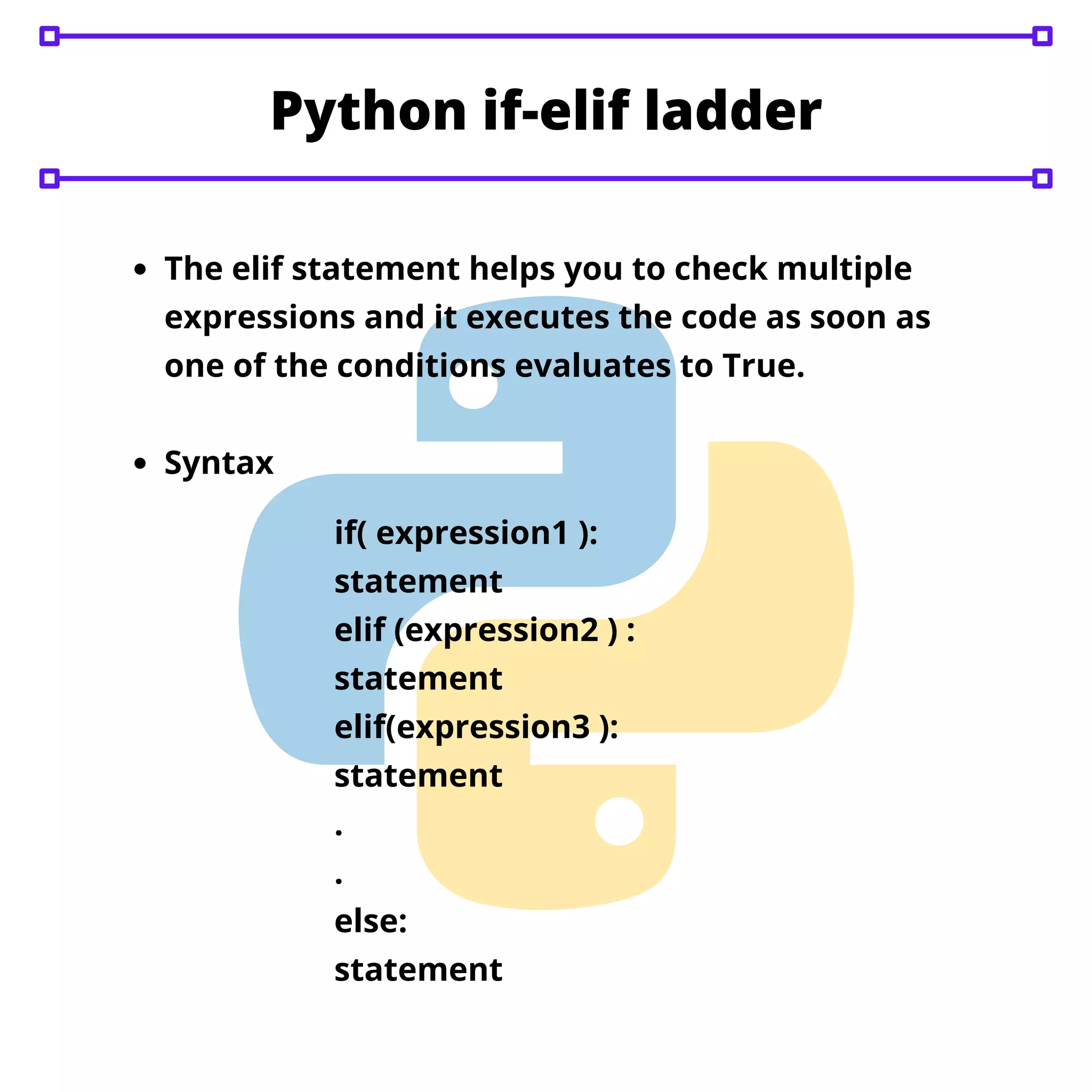 Python decision making | PDF
