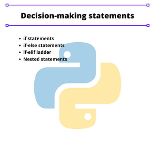 Python decision making | PDF