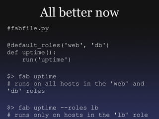 Python Deployment with Fabric | PPT