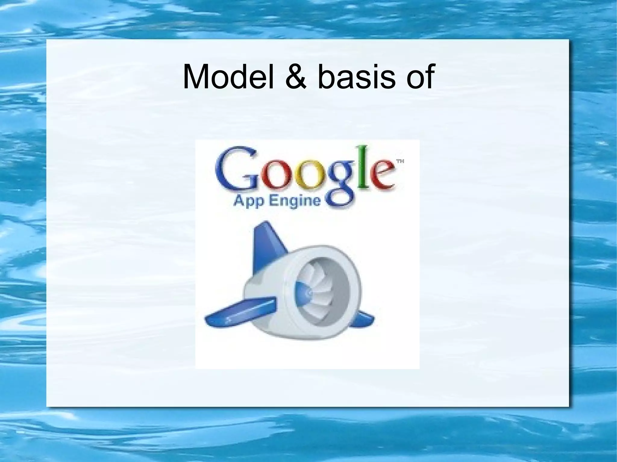 Model & basis of
 