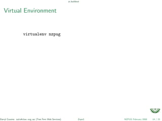 Python eggs, zc.buildout, zopeproject and zope3