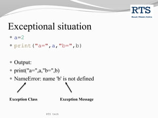 Python Exception Handling | PPT