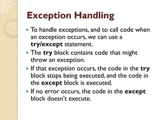 Exception Handling in Python: Try and Except Statement