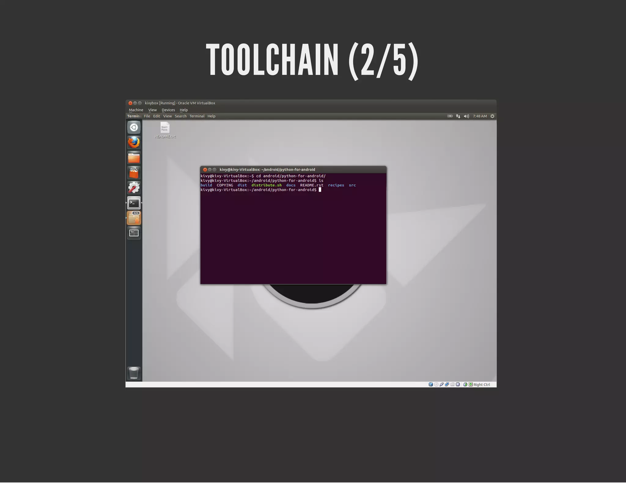 TOOLCHAIN (2/5)

 