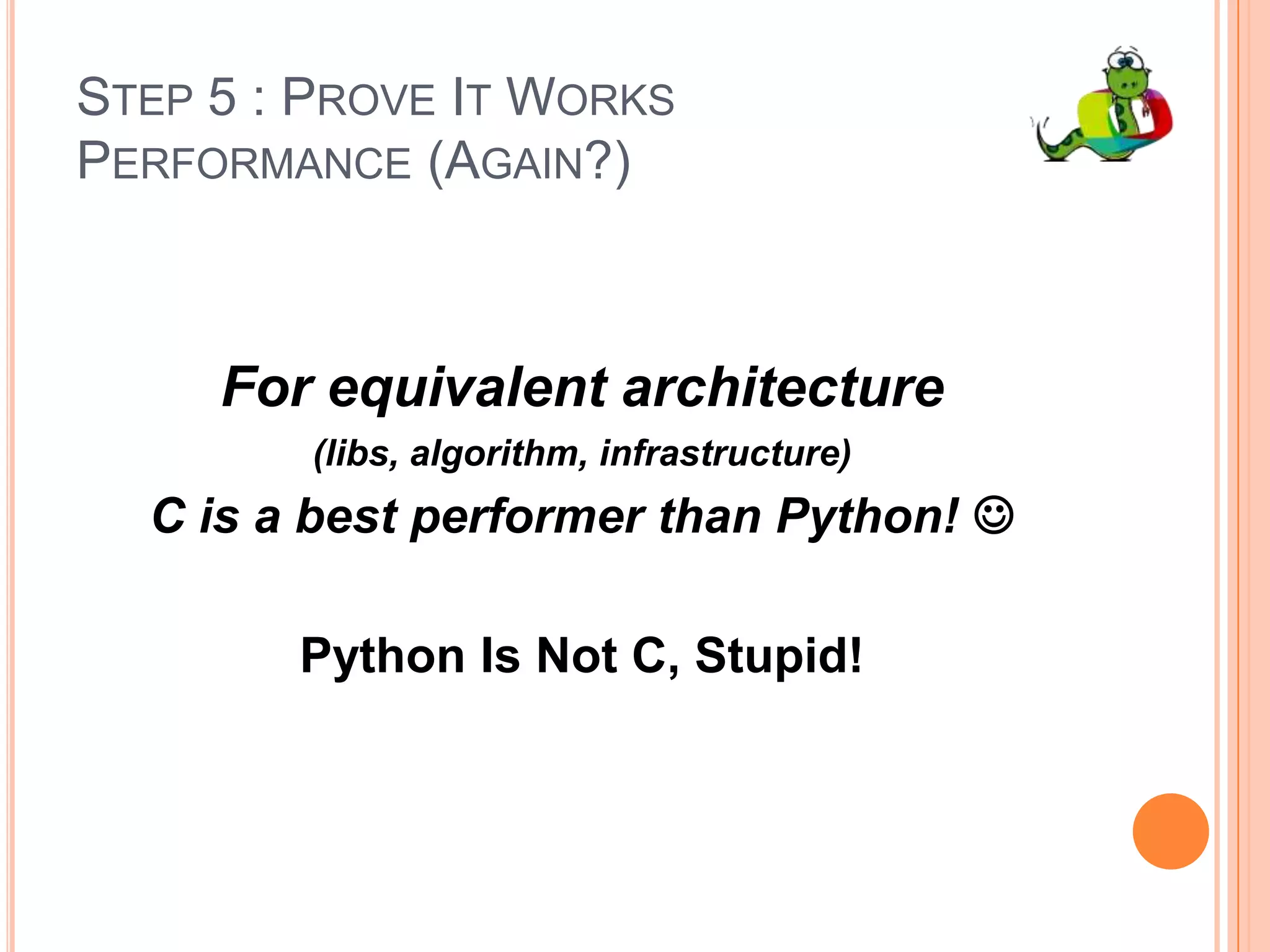 Step 5 : Prove It WorksProductivityhttp://www.ohloh.net