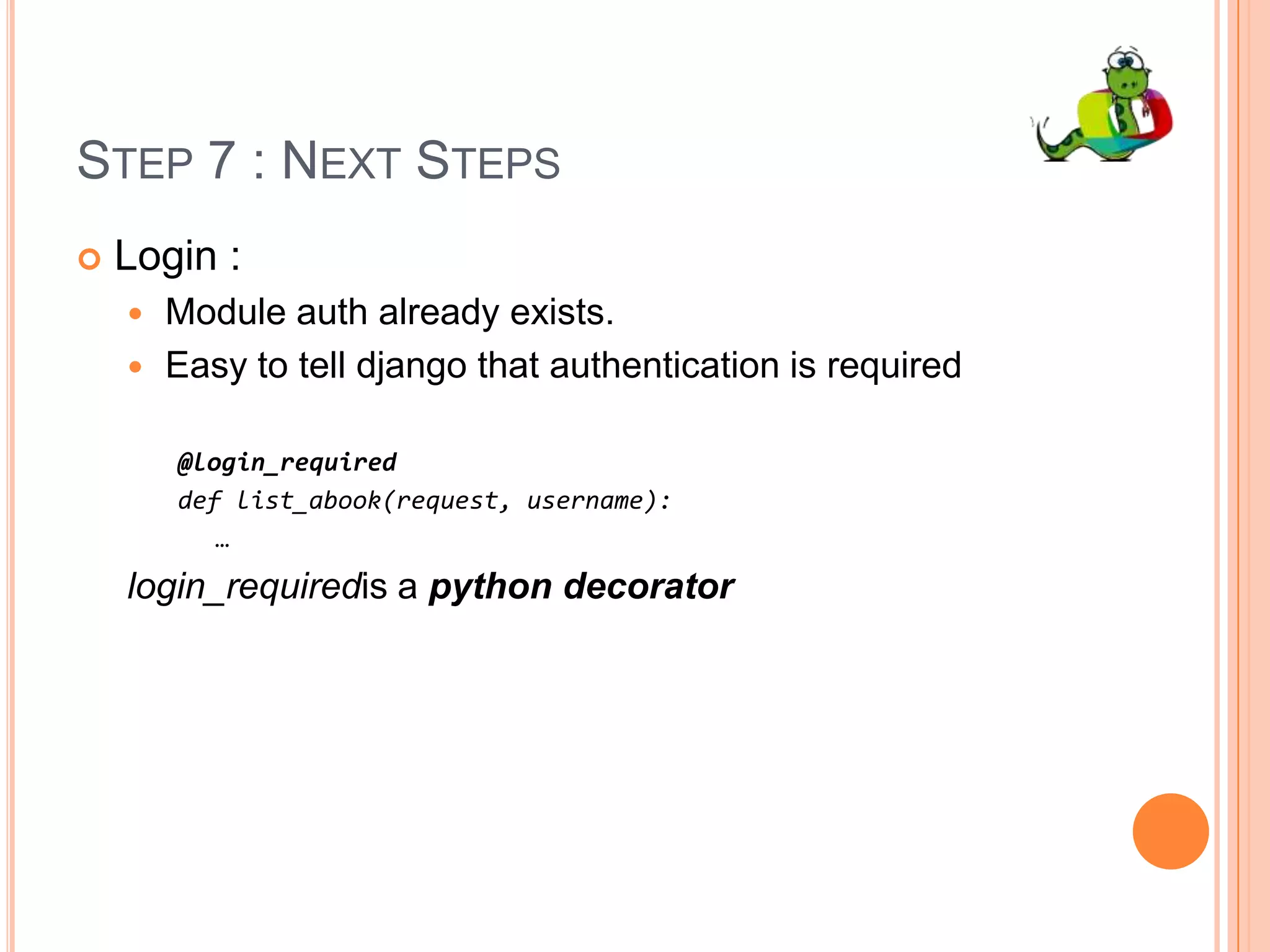 Step 5 : Prove It WorksPerformance (Again?)For equivalent architecture (libs, algorithm, infrastructure)C is a best performer than Python! Python Is Not C, Stupid!
