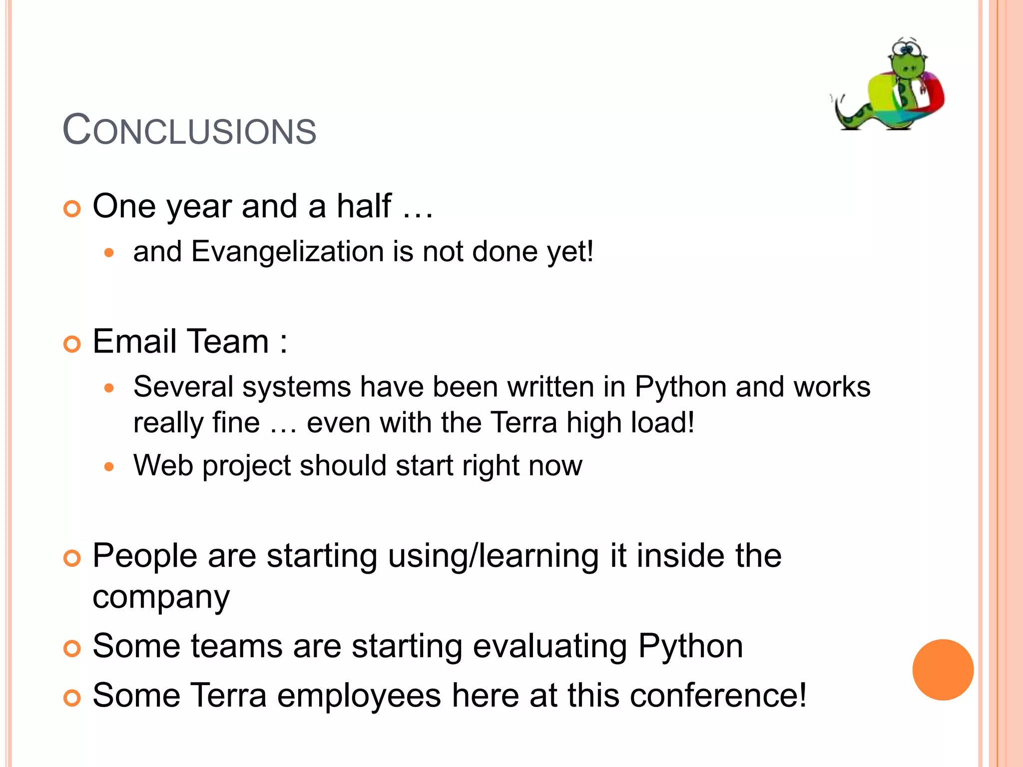 Step 5 : Prove It WorksPerformance (Again?)Bottleneck discovered!PINCS! : think first to architecture!