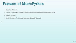 Python for-microcontrollers | PPT
