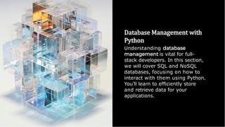 python full stack course in hyderabad | PPT
