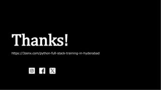 Thanks!
https://3zenx.com/python-full-stack-training-in-hyderabad
 