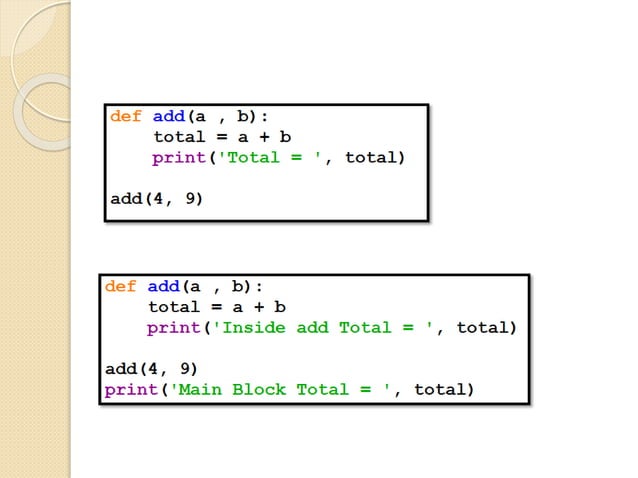 Python Functions | PPTX
