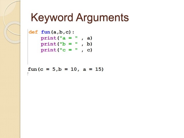 Python Functions | PPTX