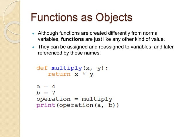 Python Functions | PPTX