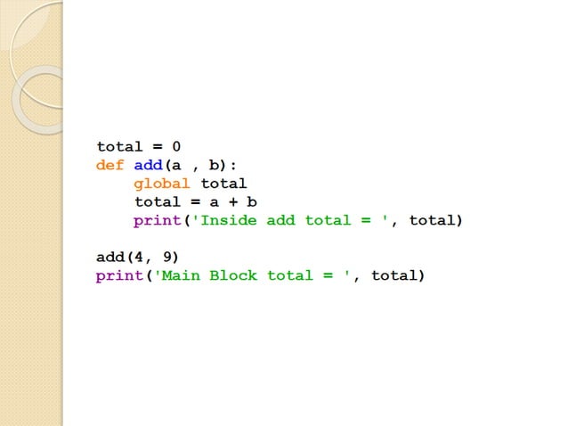 Python Functions | PPT