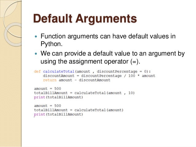 Python Functions
