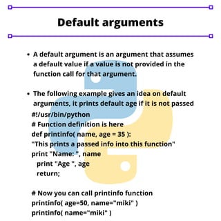 Python functions | PDF