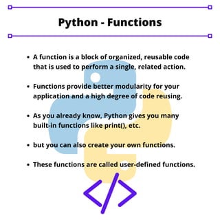 Python functions | PDF