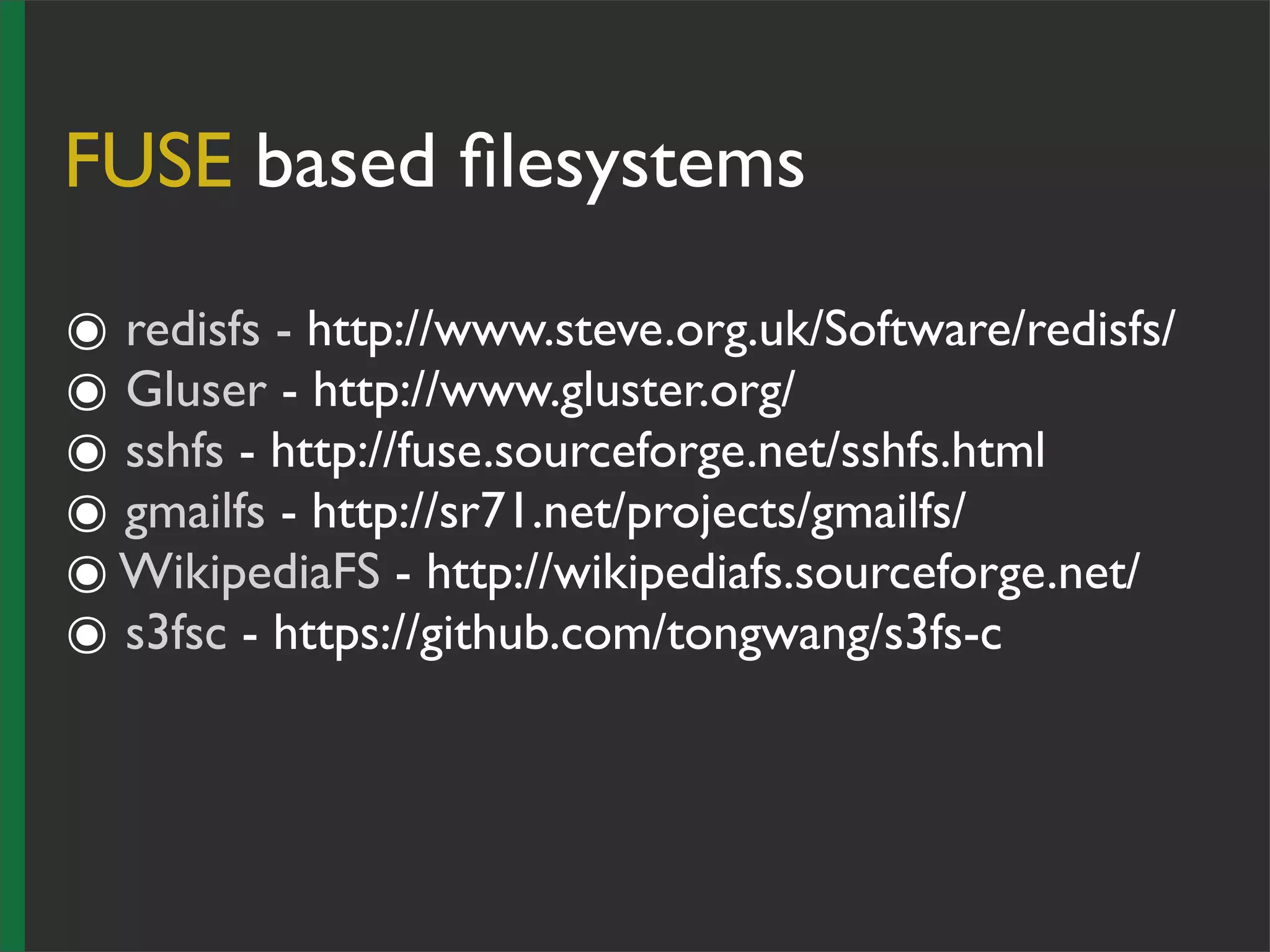 Python & FUSE | PPT