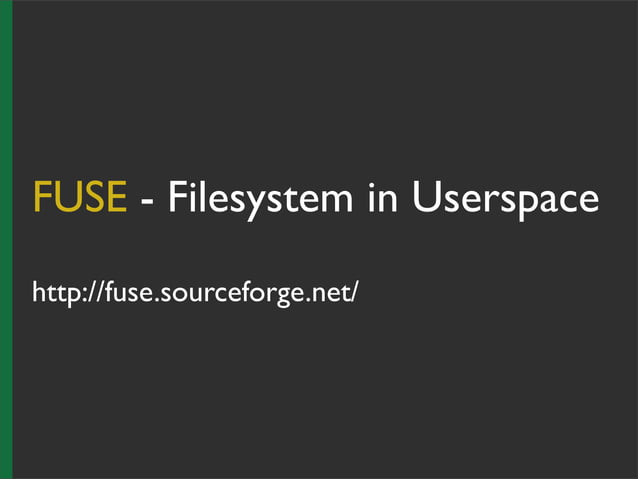 Python & FUSE | PPT