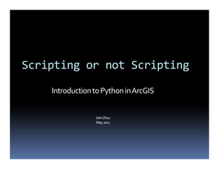 Python gis | PPT