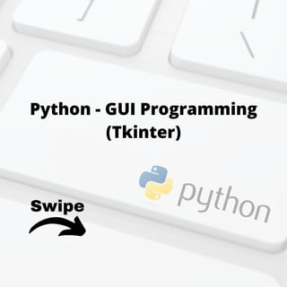 Python - gui programming (tkinter) | PDF