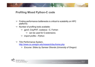 Python for High Performance and Scientific Computing | PPT