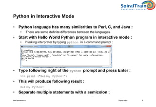 Python Intro | PPT