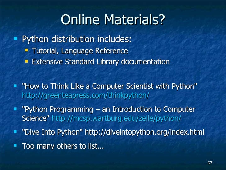 python programming an introduction to computer science