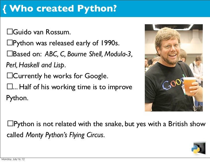 Python introduction