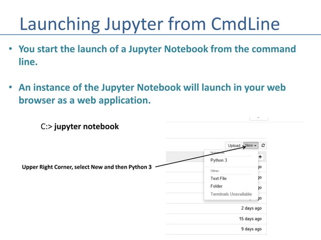 Python - Installing and Using Python and Jupyter Notepad | PPT