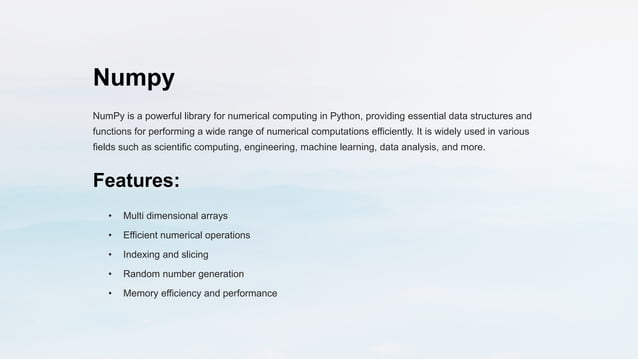 Python-Libraries,Numpy,Pandas,Matplotlib.pptx