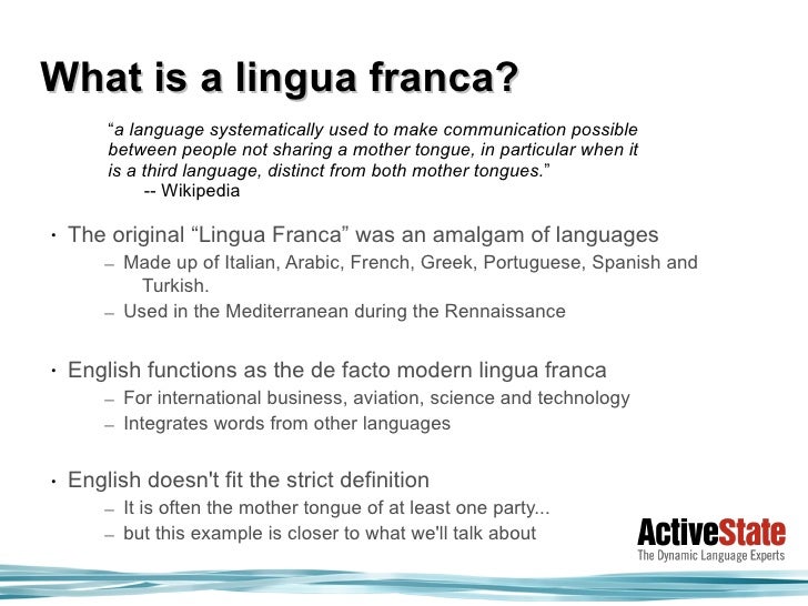 Python: The Programmer's Lingua Franca