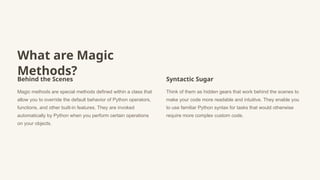 Python-Magic-Methodsndndnndndndndndnnddnndndndndndn | PPT