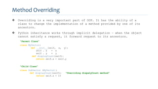 Python – Object Oriented Programming | PPT