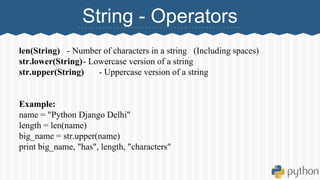 Python overview | PPT