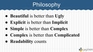 Python overview | PPT