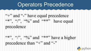 Python overview | PPT
