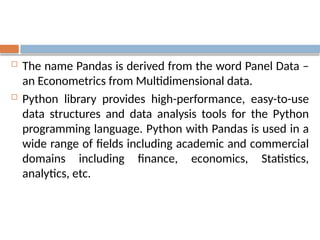 python-pandas-For-Data-Analysis-Manipulate.pptx