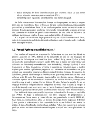 Libro para manejo de datos: Python para análisis de datos | PDF