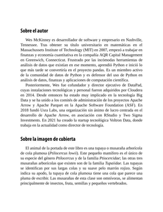 Libro para manejo de datos: Python para análisis de datos | PDF