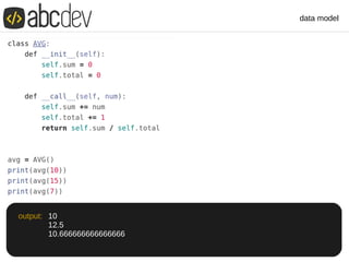 data model
10
12.5
10.666666666666666
output:
 