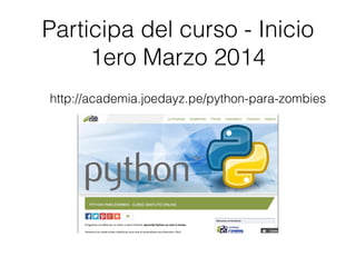 Python para Zombies en Español | PPT