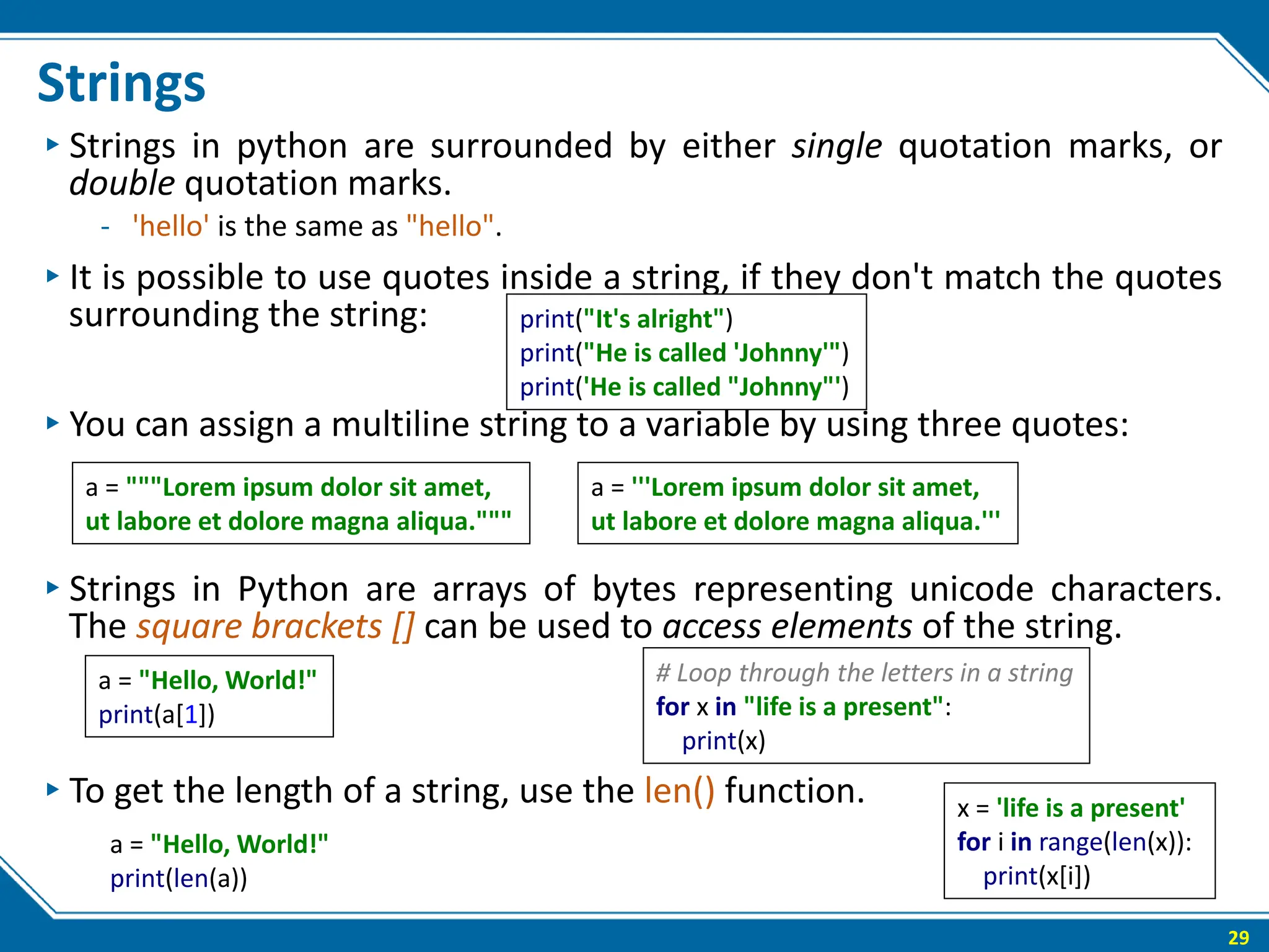 The python fundamental introduction part 1 | PPT