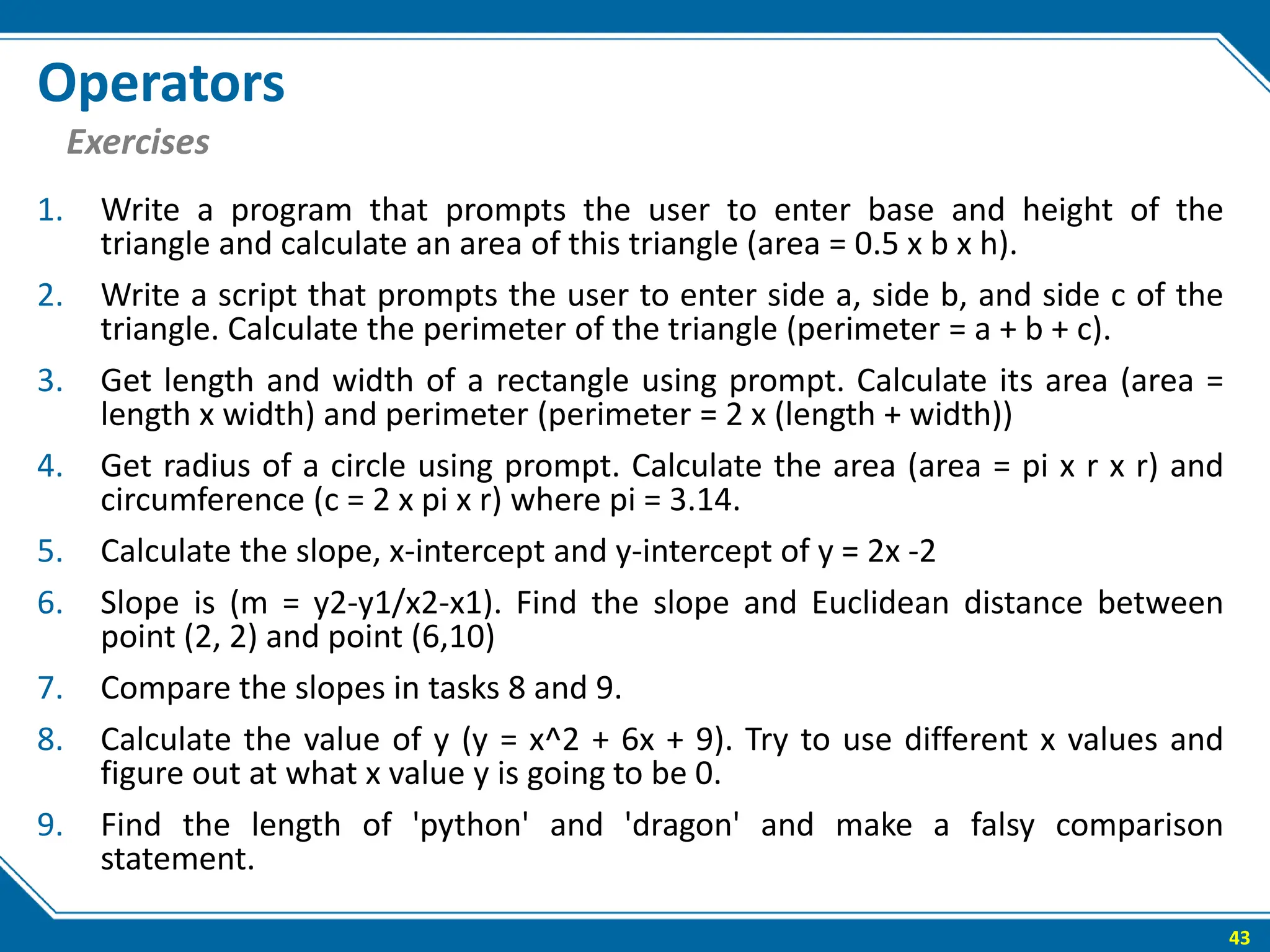 The python fundamental introduction part 1 | PPT