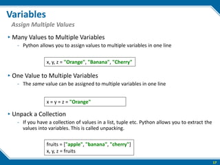 The python fundamental introduction part 1 | PDF