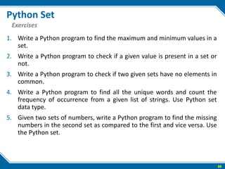 The python fundamental introduction part 1 | PDF
