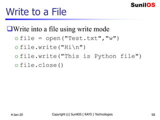 Python part2 v1 | PPT