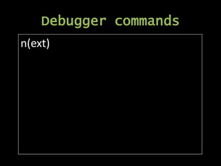 Introduction to the Python Debugger (pdb) | PPTX