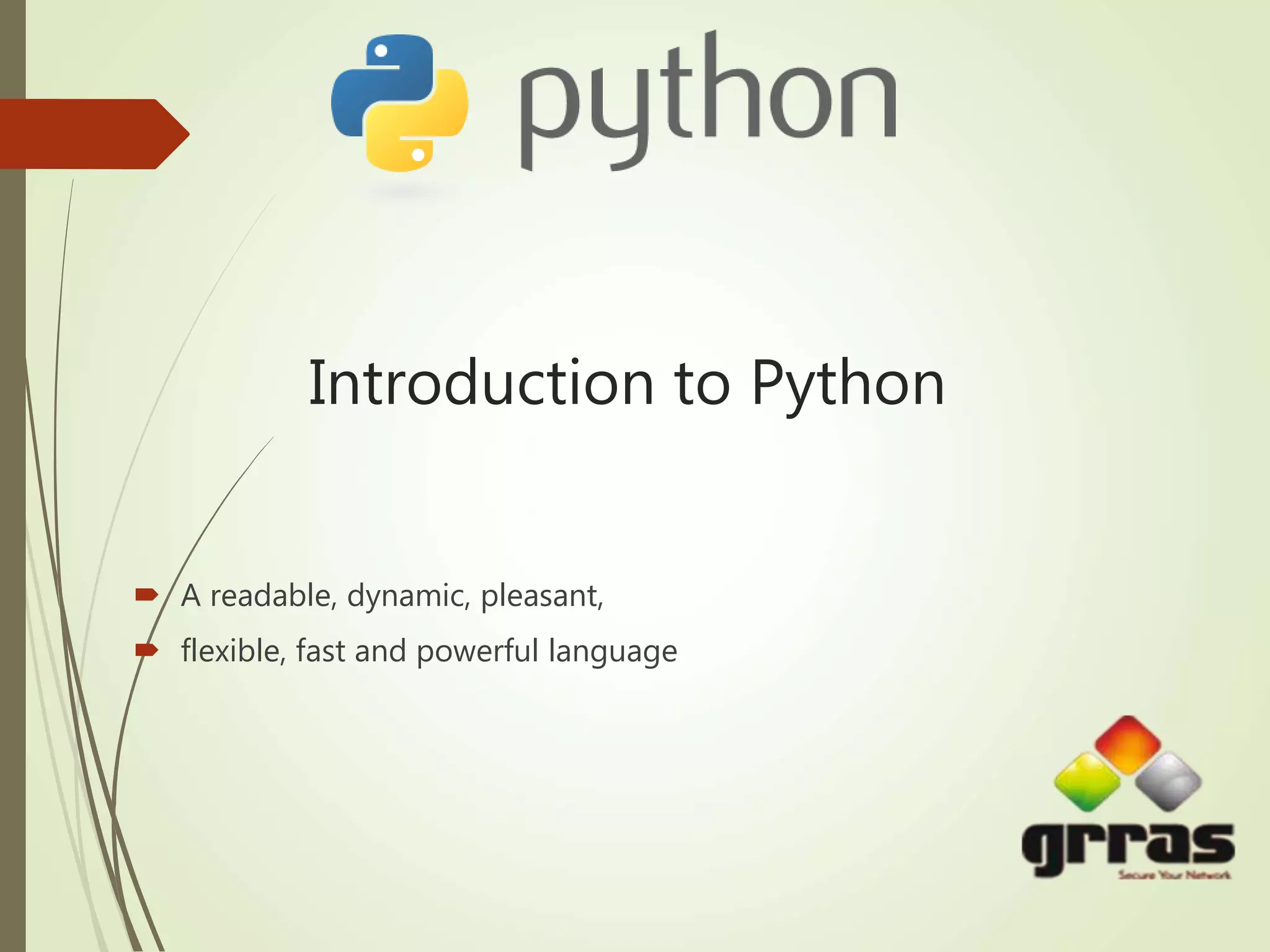 Python Programming ppt | PPT