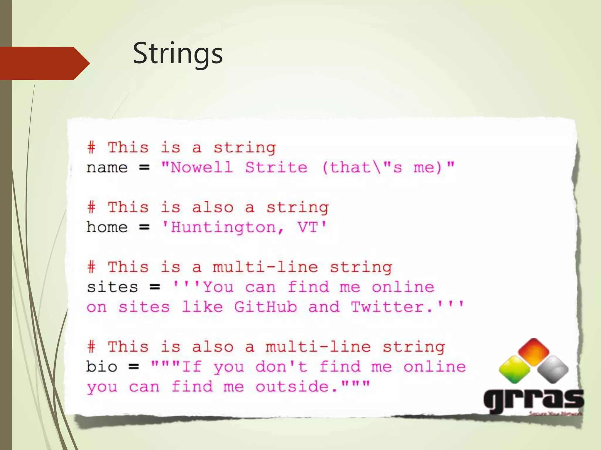 Python Programming ppt | PPT